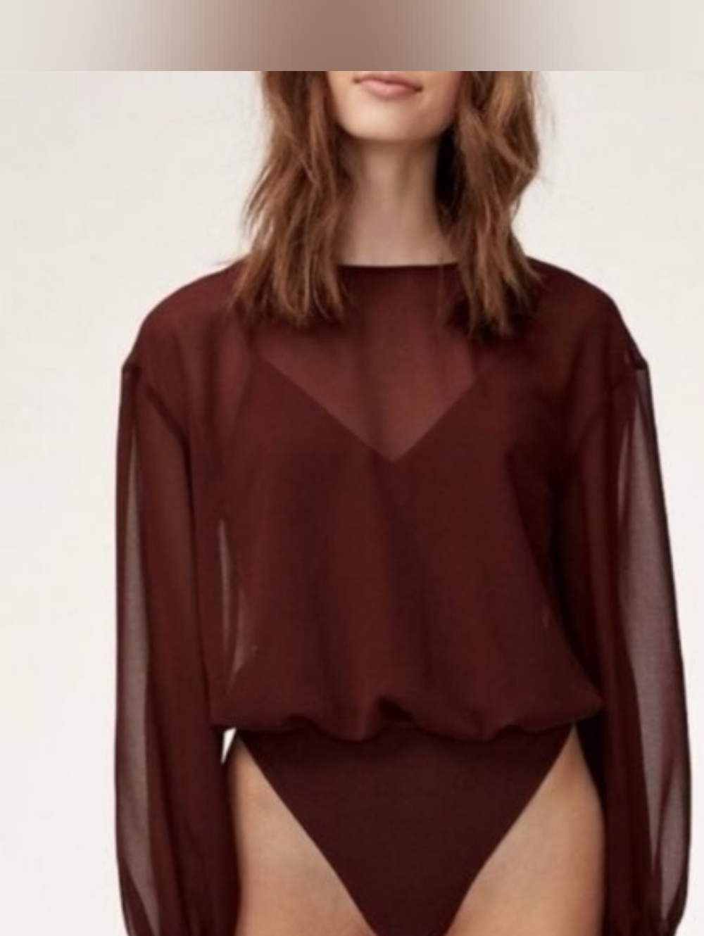 Wilfred Talmint Chiffon Bodysuit